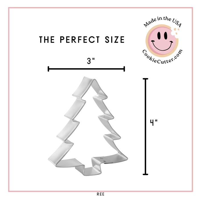 Christmas Tree Cookie Cutter 4 in B1266