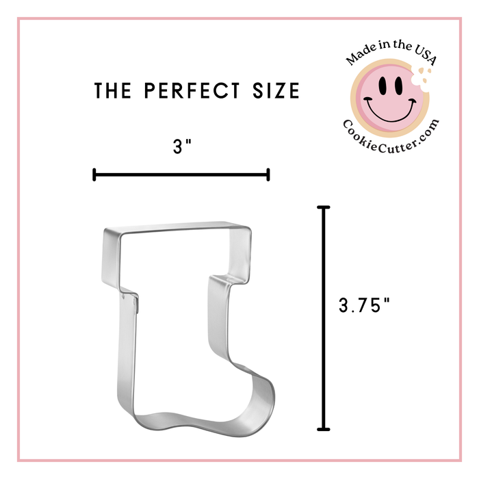 Stocking Cookie Cutter 3.75 in B1269