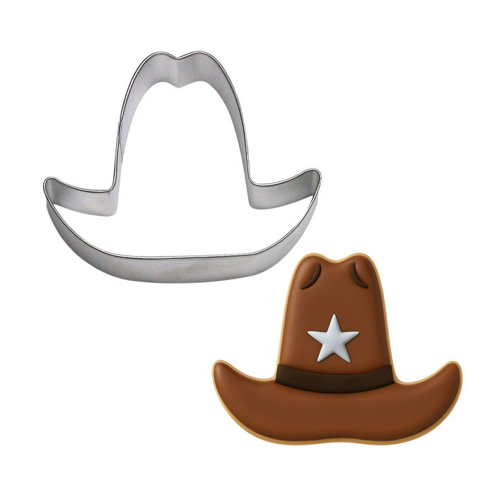 Cowboy Hat Cookie Cutter 3.5 in B1294
