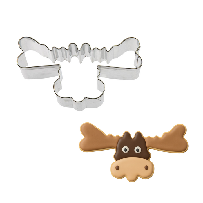 Moose Head Cookie Cutter 3.5 in B1331
