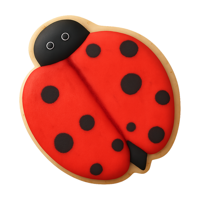 spring ladybug dessert cutter