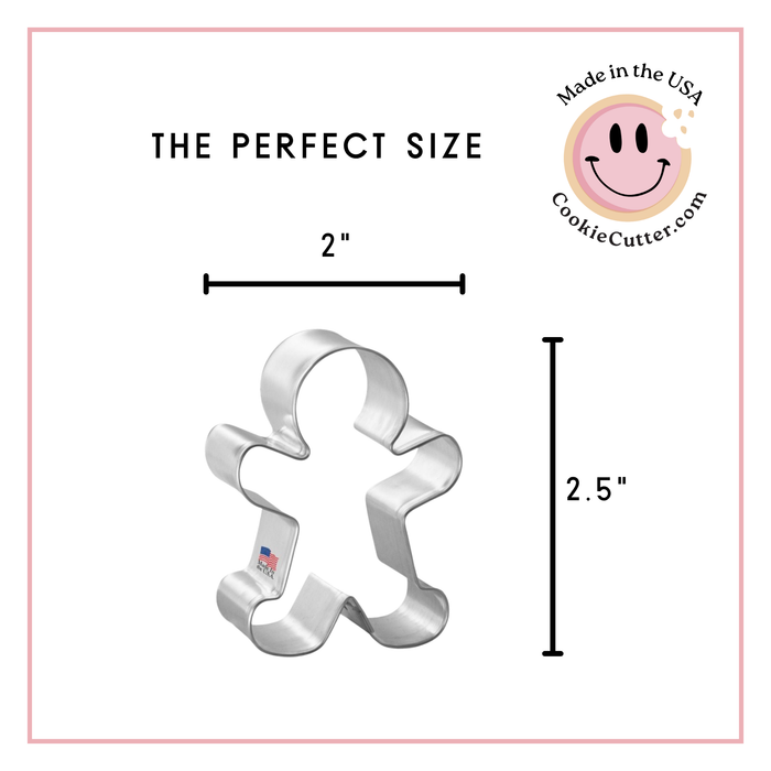 Gingerbread Cookie Cutter 2.5 in B1374