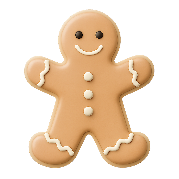 Gingerbread Man Cookie Cutter 4 in B1375