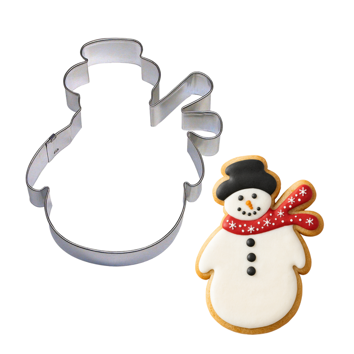 Snowman With Scarf Cookie Cutter 4.25 in B1380