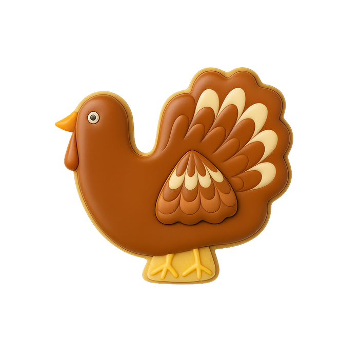 Turkey Cookie Cutter 5.75 in B1423