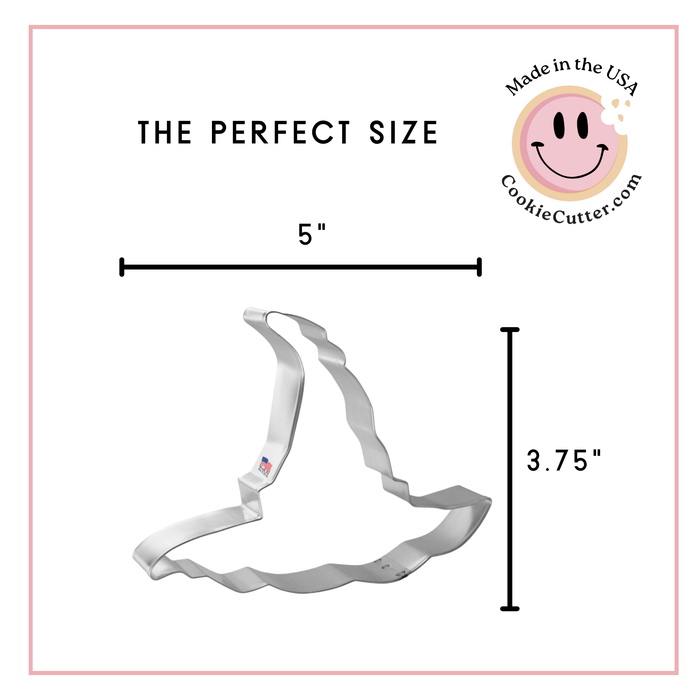 Witch Hat Cookie Cutter 5 in B1426