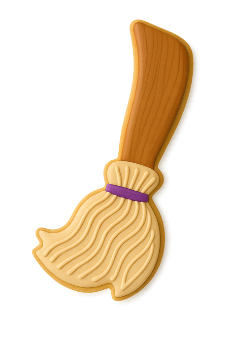 Halloween Witch Broom Cookie Cutter 5 in B1503