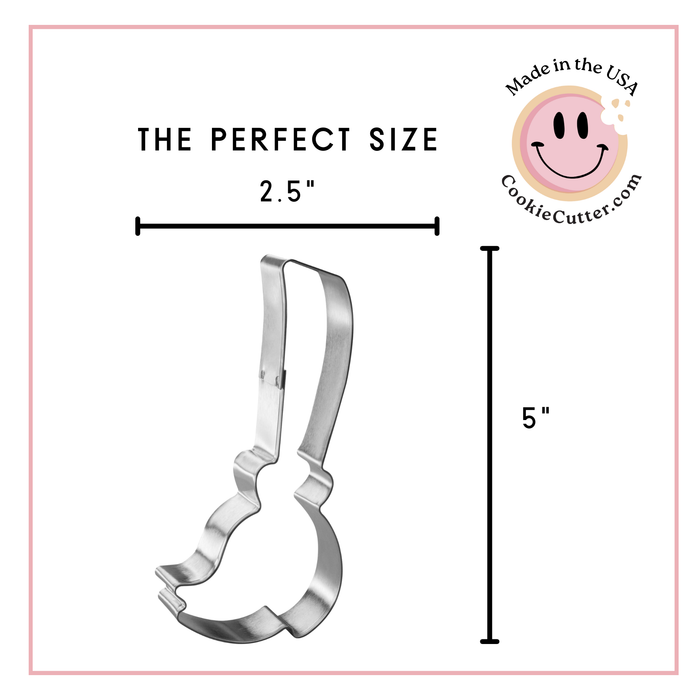 Halloween Witch Broom Cookie Cutter 5 in B1503