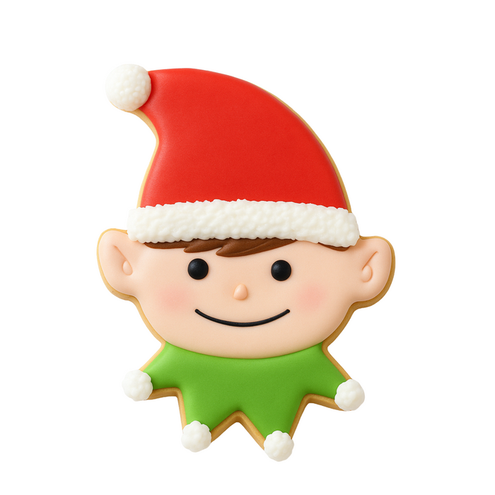 Elf Face Cookie Cutter 3.75 in B1509