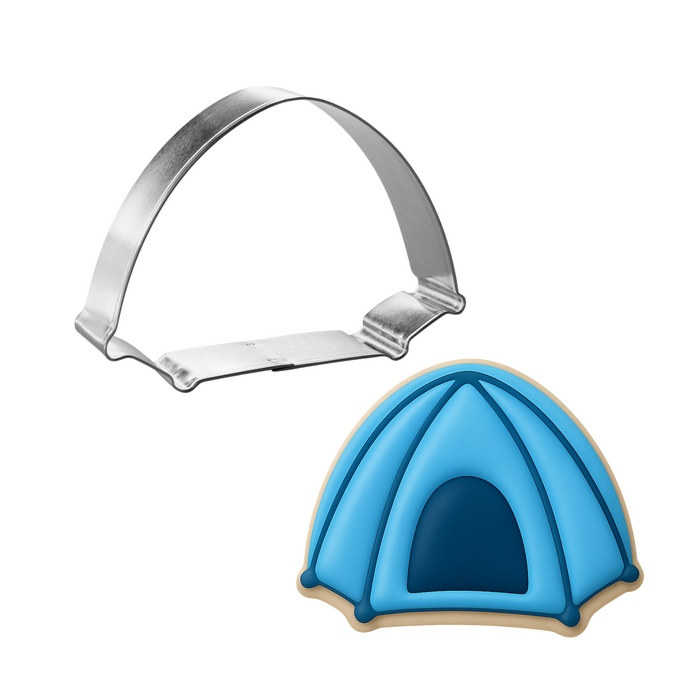 Tent cookie cutter