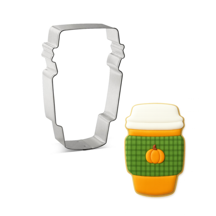 Latte Cup Cookie Cutter 4 in B1537