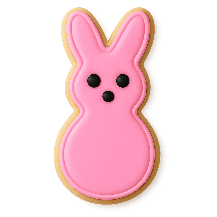 Easter Bunny Body Cookie Cutter 4.25 in B1554