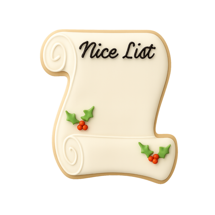 Scroll - Letter Cookie Cutter 4 in B1570