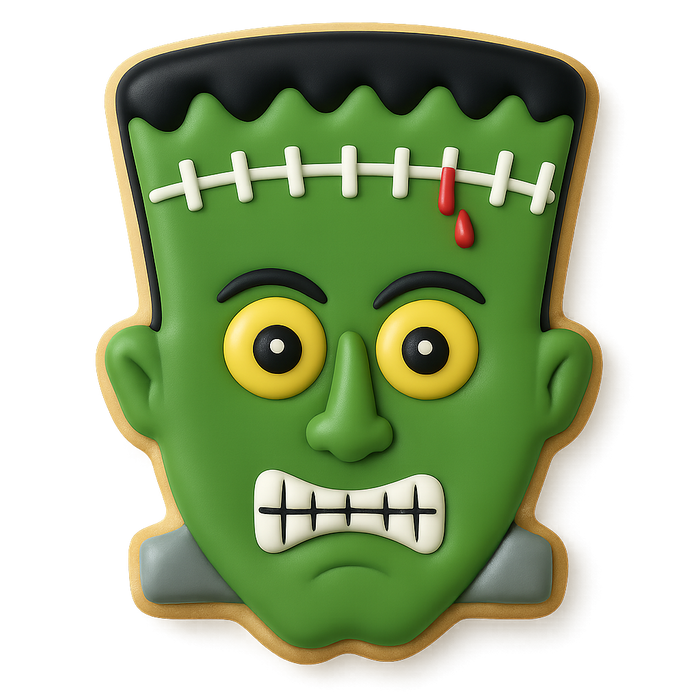 Monster Head Cookie Cutter 3.75 in B1581