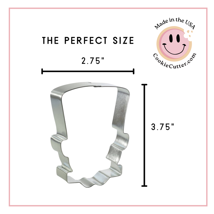 Monster Head Cookie Cutter 3.75 in B1581