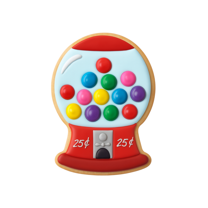 Snowglobe - Gum Ball Machine - Ferris Wheel - PYO - Cookie Cutter 4.75 in B1630