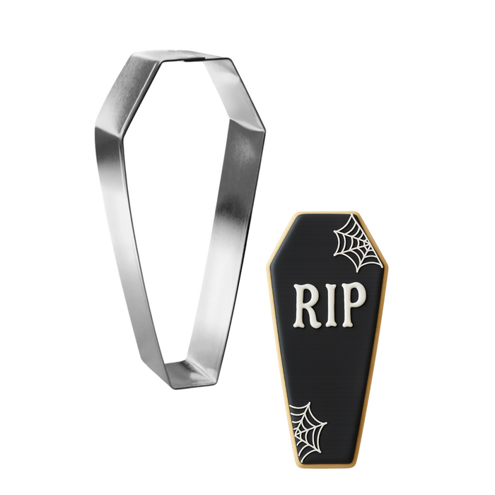 Coffin Sleeping Bag Cookie Cutter 4.75 in B1737