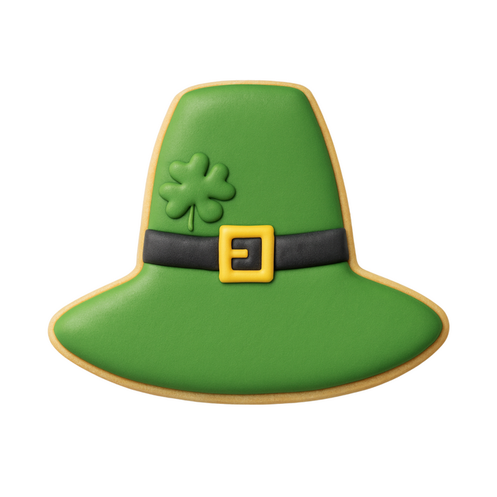 Pilgrim or Leprechaun Hat Cookie Cutter 3.25 in B1741