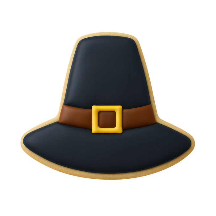 Pilgrim or Leprechaun Hat Cookie Cutter 3.25 in B1741