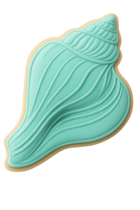 Conch Shell 4" Metal Cookie Cutter B1759