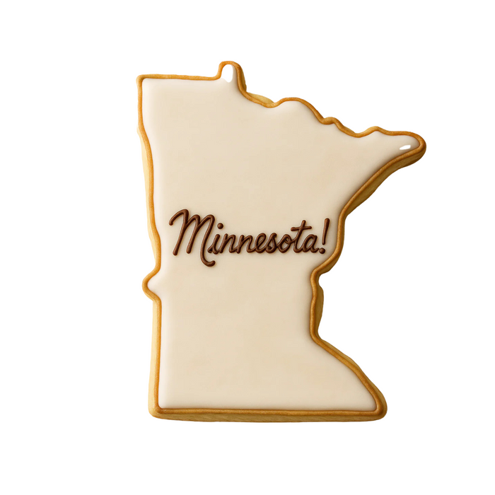State Of Minnesota Tin Cookie Cutter 4 in B1778