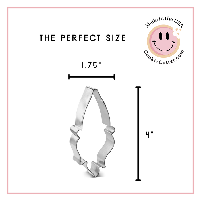 Gnome / Dwarf Face Cookie Cutter 4 in B1895