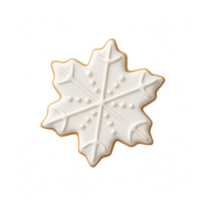 Snowflake Ninja Star Cookie Cutter 3.5 in B1896