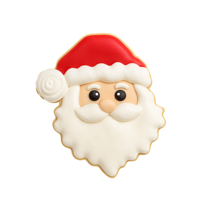 Detailed Santa Face Cookie Cutter 3.5" B2010
