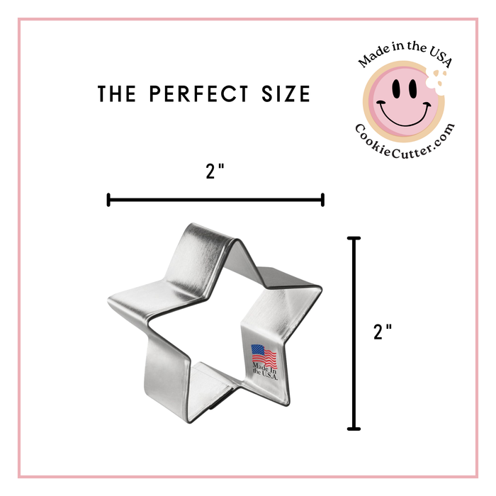 Star Five Point Cookie Cutter 2 in B573