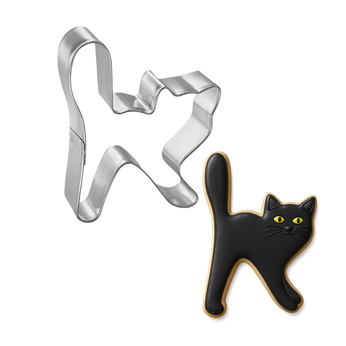 scary cat cookie cutter