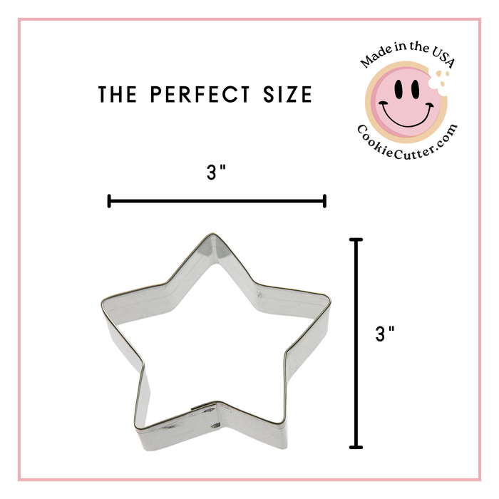Star Cookie Cutter 5 Point 3 in B972