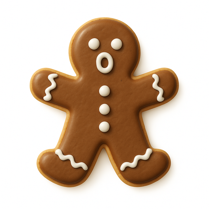 Gingerbread Cookie Cutter with Brace 5.75 in BR1140