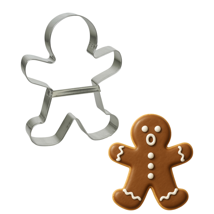 Gingerbread Cookie Cutter with Brace 5.75 in BR1140