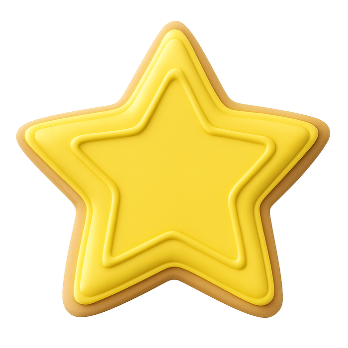 Star Cookie Cutter 5 Point 3 in B972