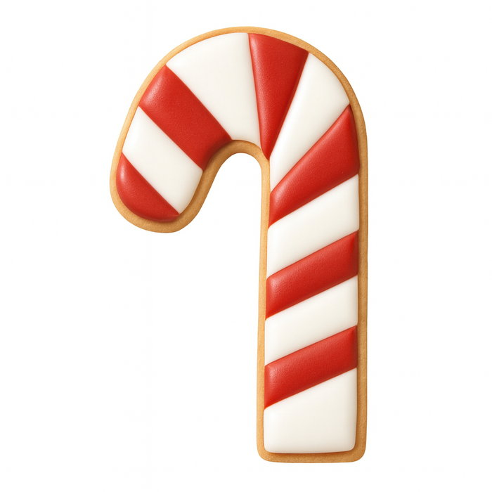 Candy Cane Cookie Cutter 4.75 in B1268