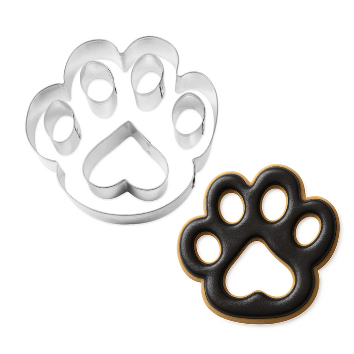 Paw Print Cookie Cutter 6 Pc Kit / Set HS0460