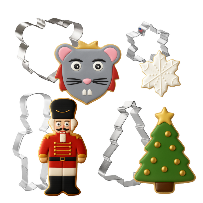 Nutcracker Christmas Ballet Cookie Cutter 8 Pc Set HS0515