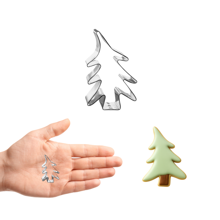 Mini Pine Tree Primitive Cookie Cutter 2 in M109