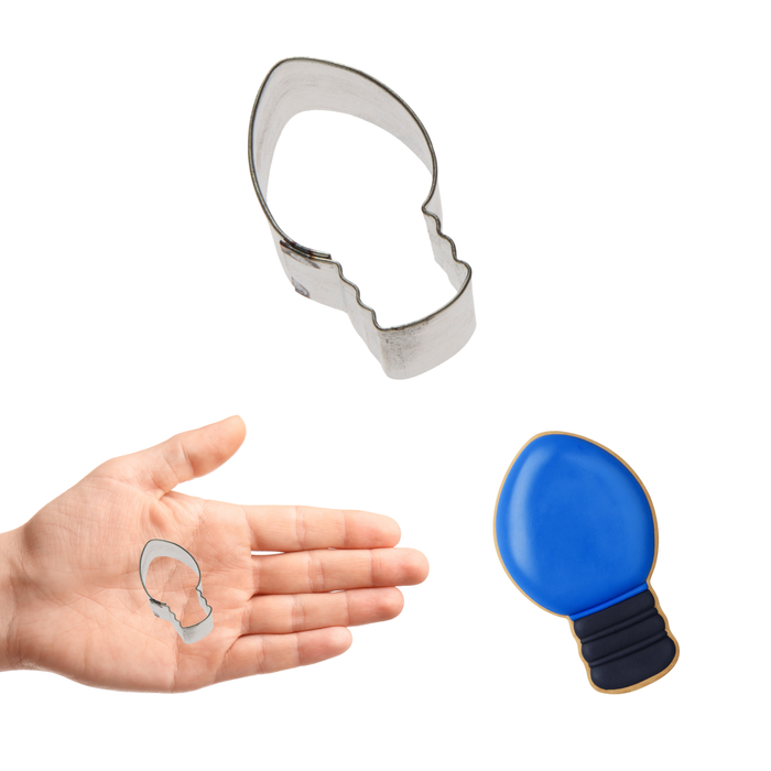 Mini Lightbulb Cookie Cutter 1.5 In. M132