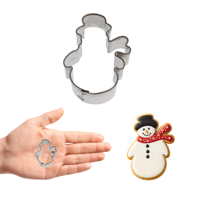 Mini Snowman with Scarf Cookie Cutter 1.5 In M141