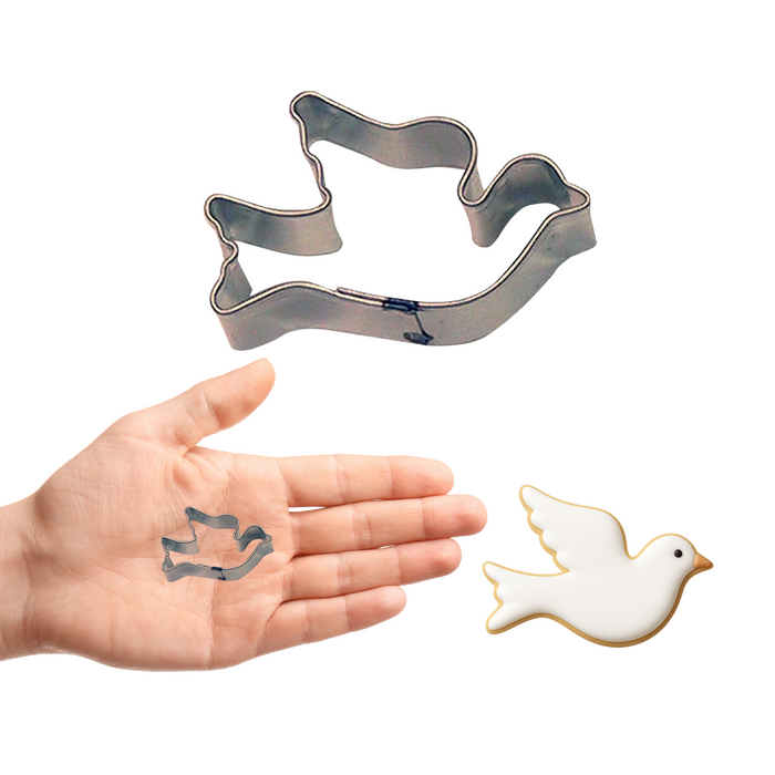 Mini Dove Flying Cookie Cutter 1.5 In. M151