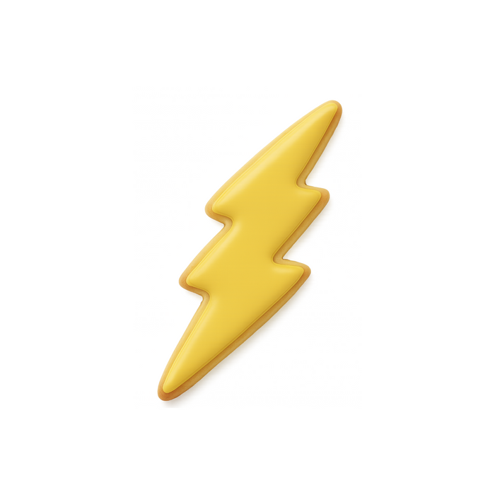 Mini Lightning Bolt Cookie Cutter 2 in M199