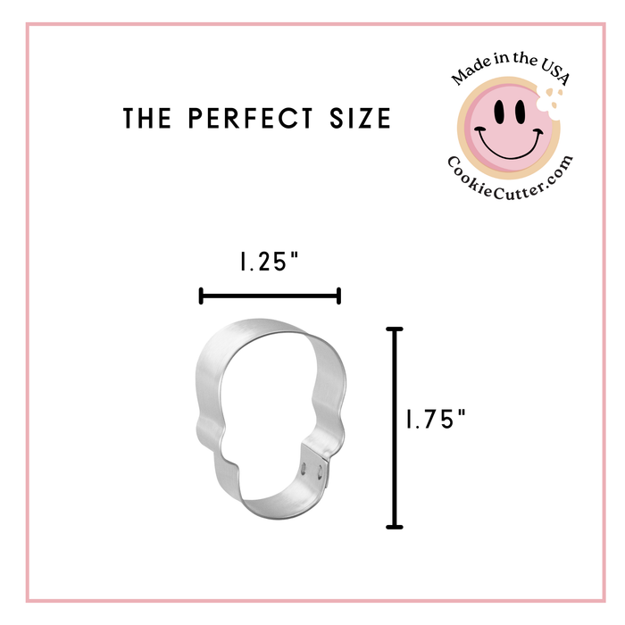 Mini Skull Cookie Cutter 1.75 in M203