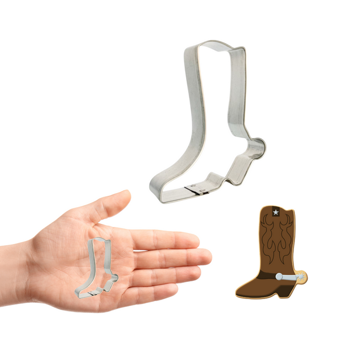 Mini Cowboy Western Boot Cookie Cutter 2.25 in M29