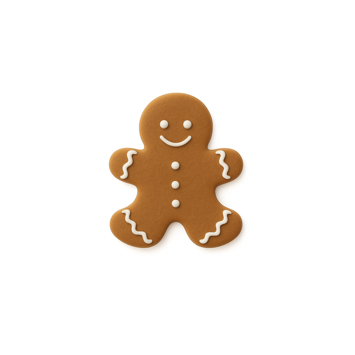 Mini Gingerbread Boy Cookie Cutter 1.5 in M2F