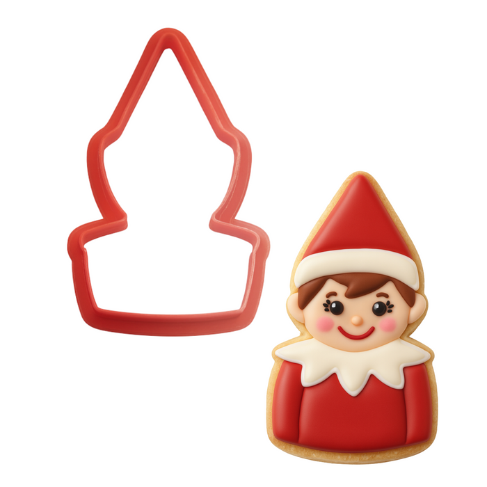 Cute Elf Cookie Cutter 4.25 in