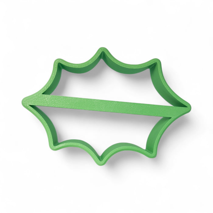 Holly Leaf Cookie Cutter 5.5 in B0530