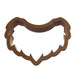 Beard cookie cutter, Father’s Day cookie shape, hipster baking tool, barbershop cookie accessory
