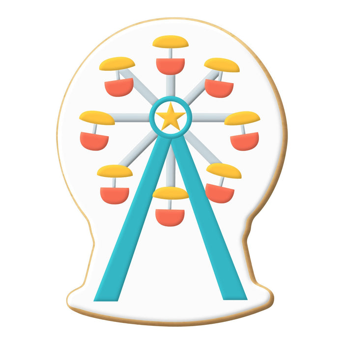 Snowglobe - Gum Ball Machine - Ferris Wheel - PYO - Cookie Cutter 4.75 in B1630