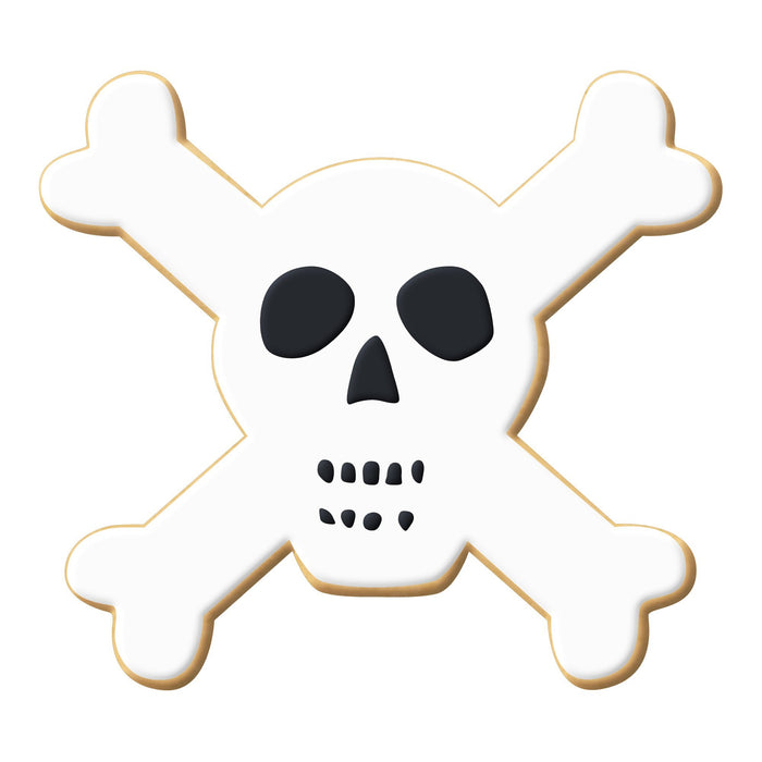 Skull & Crossbones Cookie Cutter 4 in B1278